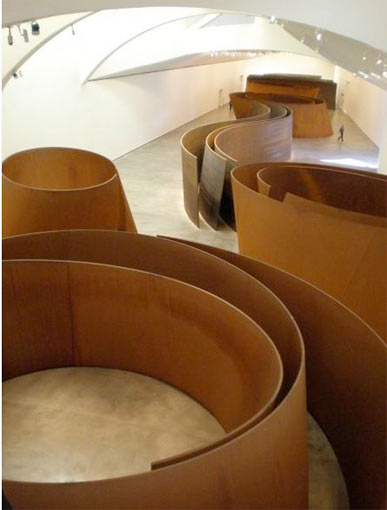 serra sculpture in bilbao